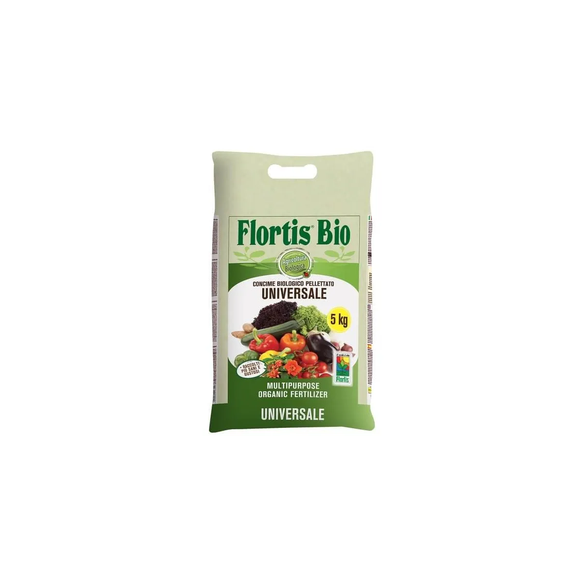 Concime Biologico Per Fragole E Frutti Di Bosco Flortis 1 Kg | Pellet Organo-Minerale NPK 5-8-15 - Foto 2